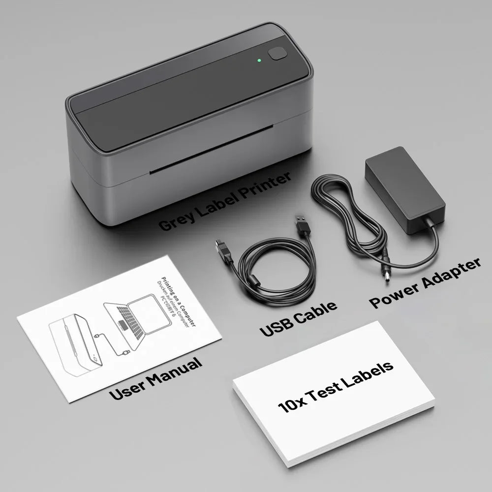 Phomemo 241 Bluetooth Thermal Label Printer Wireless Small Shipping Label Printer 4X6 Compatible with iPhone Android Mac Window