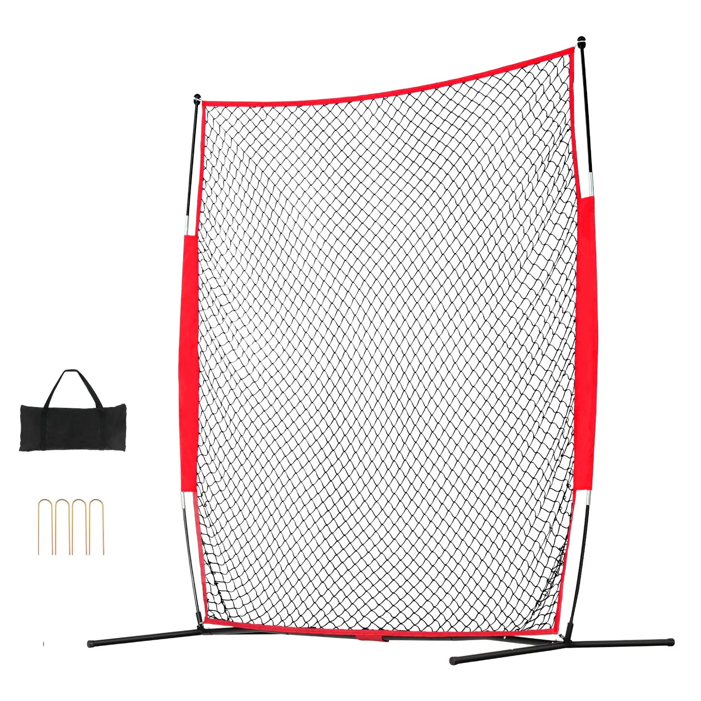 SucceBuy Barricade Backstop Net Portable Sports Barrier