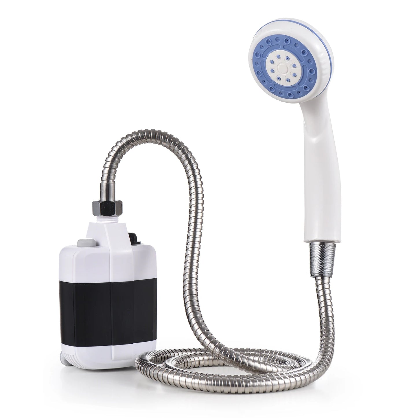 Portable rechargeable camping shower outdoor electric shower pump suitable for camping car washing, gardening, pet cleaning