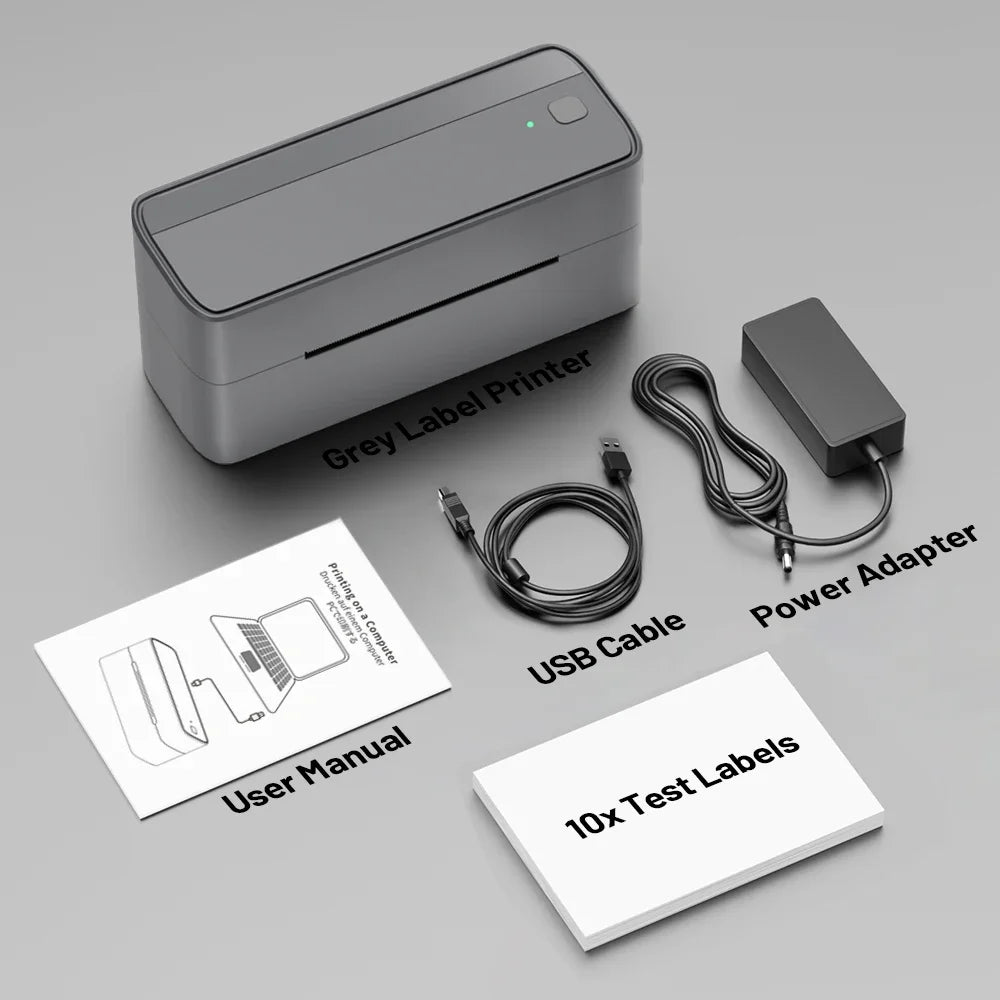 Phomemo 241 Bluetooth Thermal Label Printer Wireless Small Shipping Label Printer 4X6 Compatible with iPhone Android Mac Window