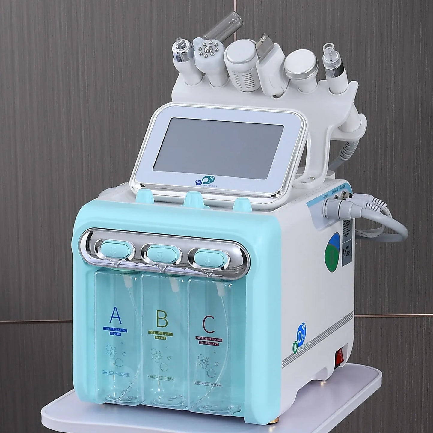 The New 6 In 1   Skin Care Cleansing Hydro Facial beauty Machine