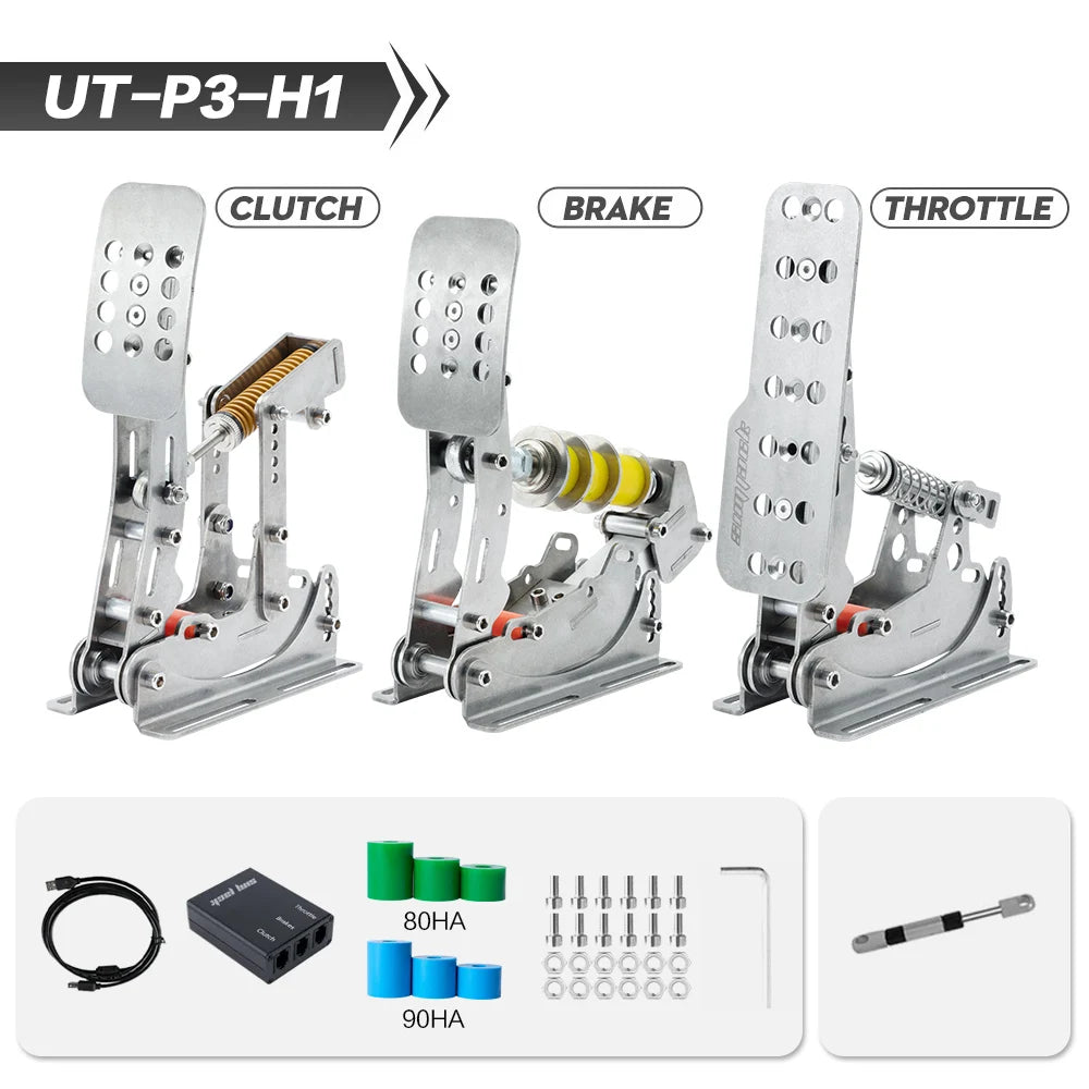 SimJack Ultimate Sim Racing Load Cell Hydraulic Pedals