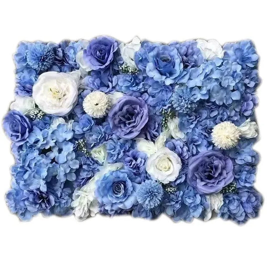 CN Shandong Silk Rose Wall Panels Artificial Flower Backdrop