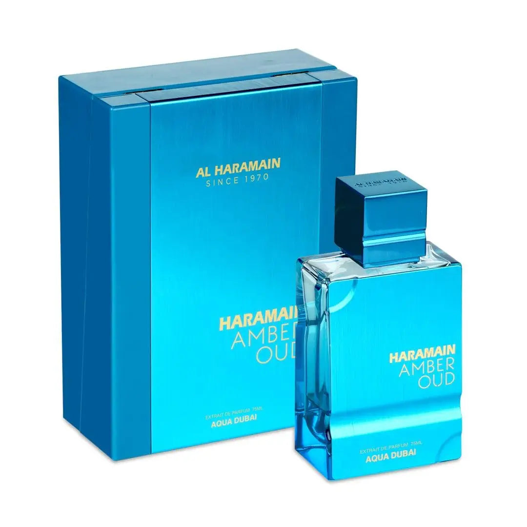 Al Haramain Amber Oud - Aqua Dubai - Cologne for Men and Women - Bergamot, Amber - Long Lasting Perfume for Men and Women