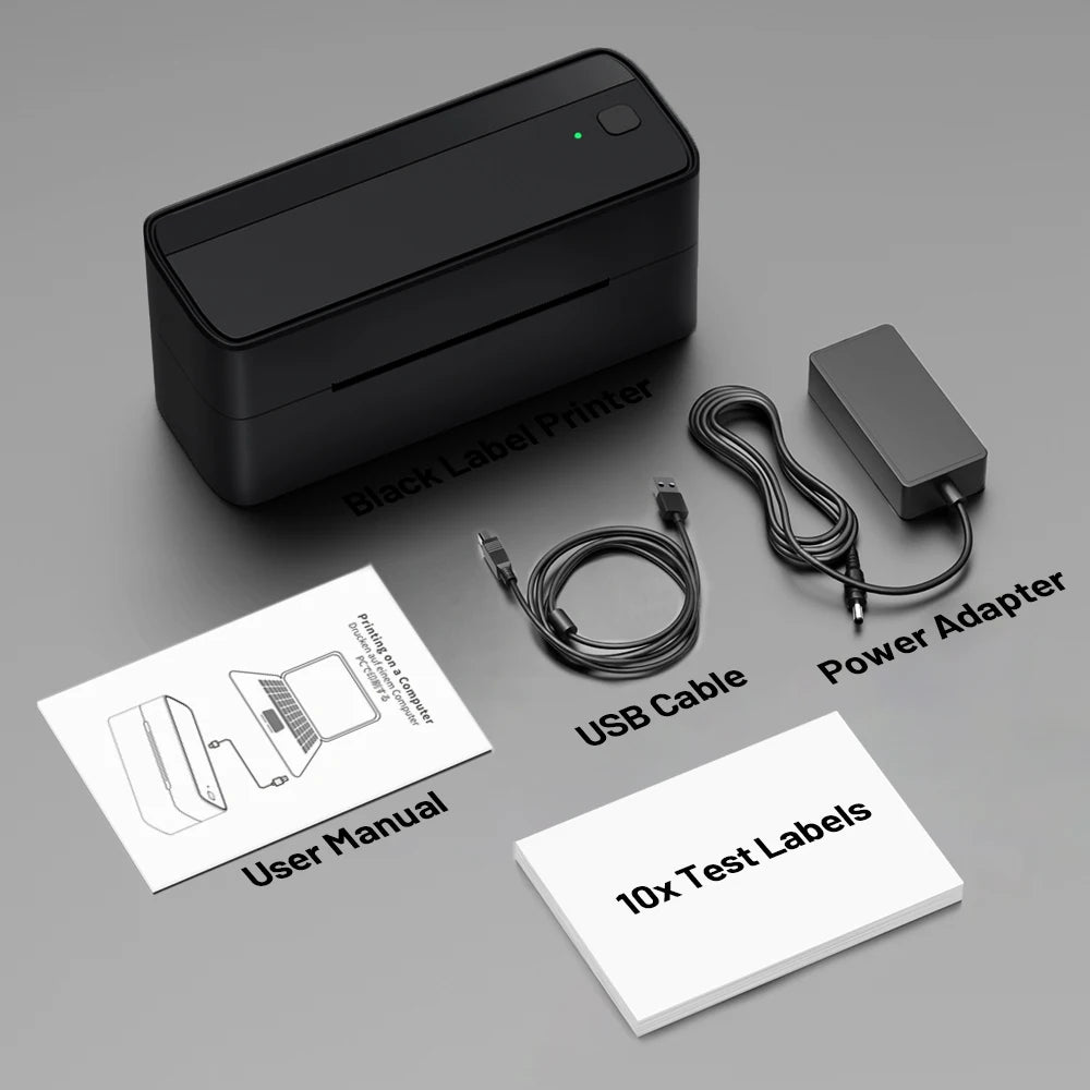 Phomemo 241 Bluetooth Thermal Label Printer Wireless Small Shipping Label Printer 4X6 Compatible with iPhone Android Mac Window