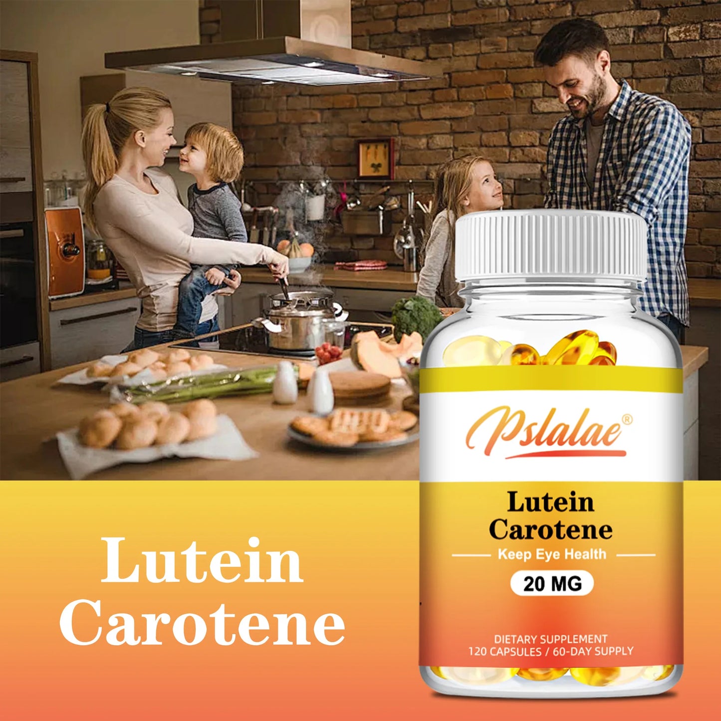 Lutein - with Zeaxanthin -  Rapid Vision Recovery, Myopia Support, Promote Eye Health - 120 Capsules