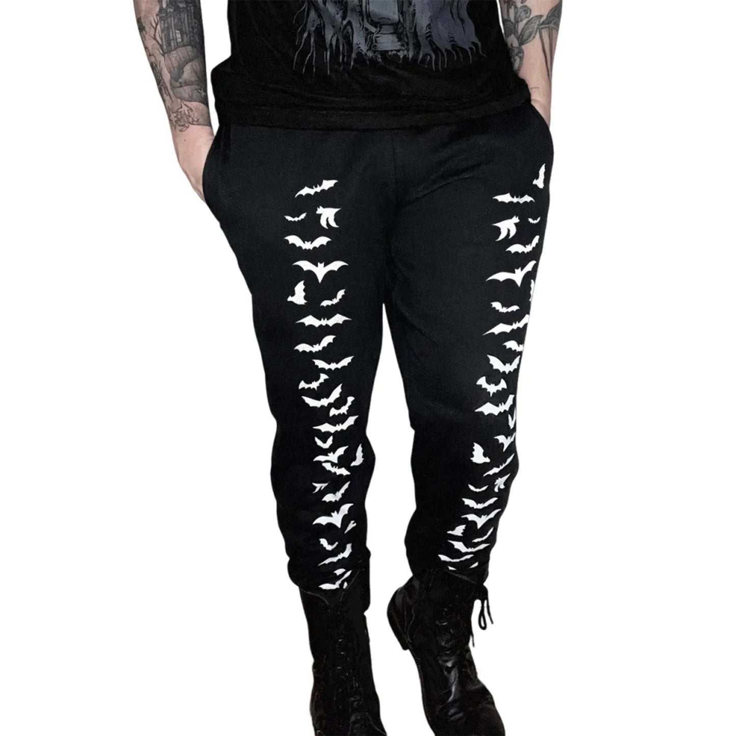 Women Pumpkin Print Leggings High Waist Tummy Control