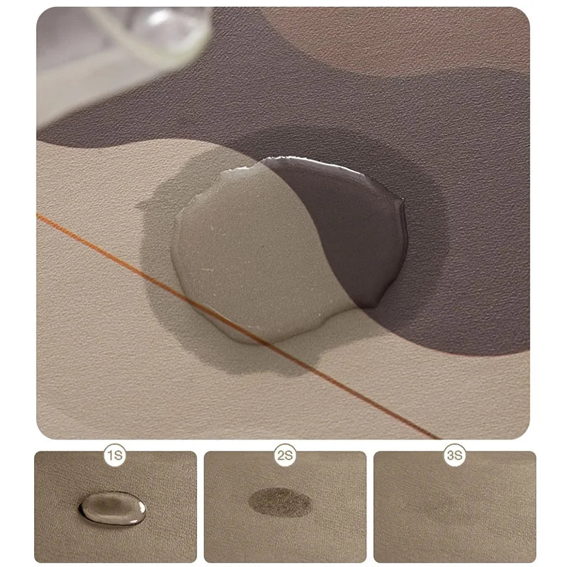 Absorbent Pet Feeding Mat Quick-dry Pet Placemat for Cats Dogs Non-Slip Cat Feeding Mat Pet Supplies 30X40CM