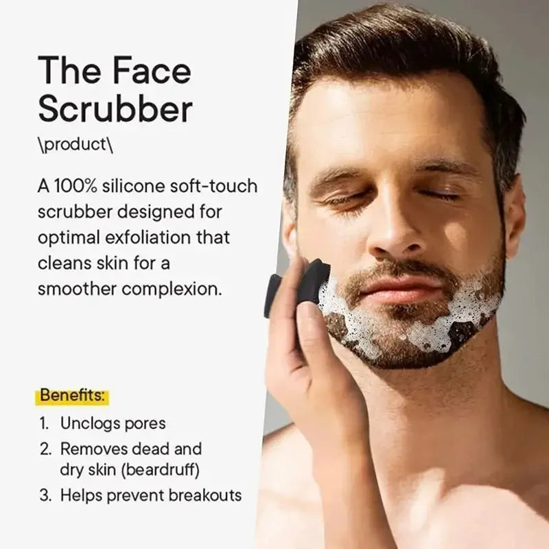 1Pc Soft Silicone Face Scrubber for Men and Women Facial Cleansing Brush Face Wash Brush Manual Cleansing Skin Care Face Brushes