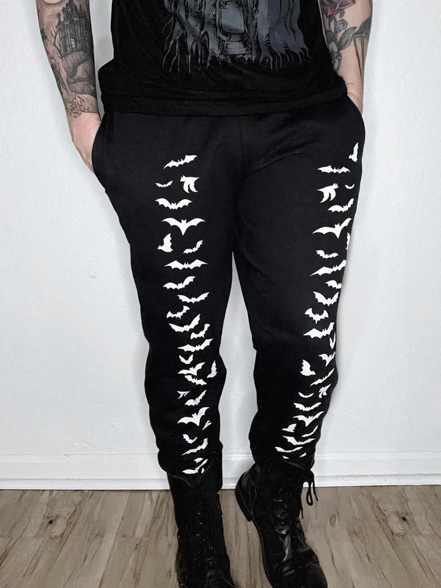 Women Pumpkin Print Leggings High Waist Tummy Control