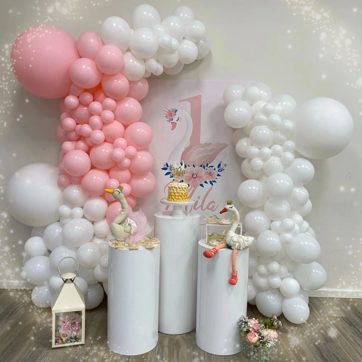 Fujian White Cylinder Cake Pedestals for Weddings Decor