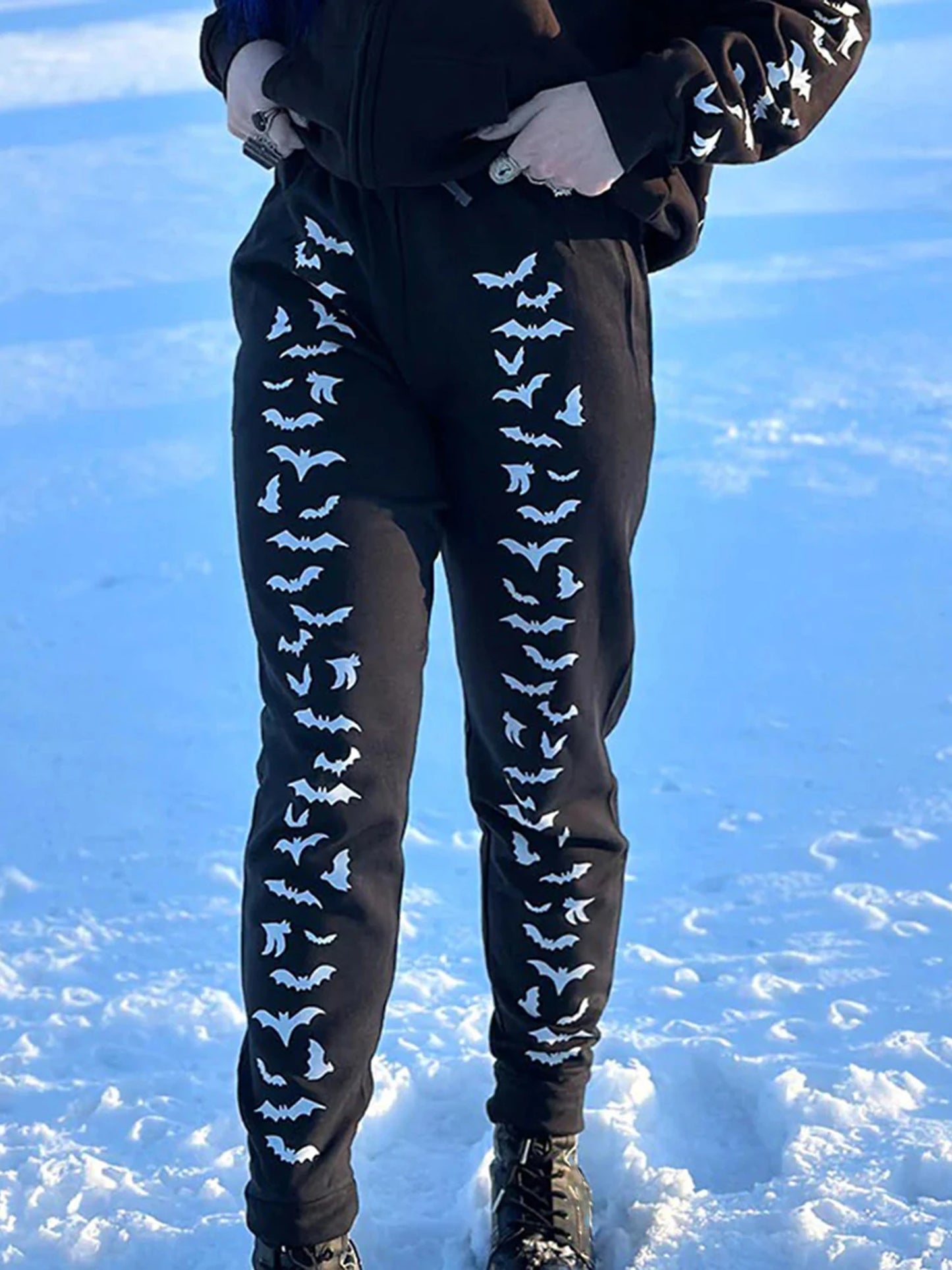 Women Pumpkin Print Leggings High Waist Tummy Control