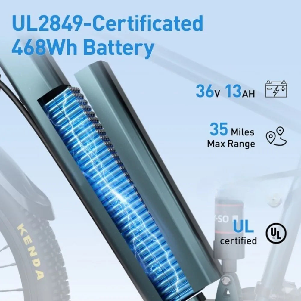 Origin Electric Mountain Bike 500W 36V LCD Display Ebike