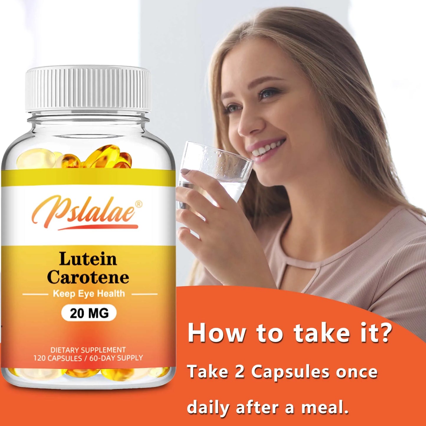 Lutein - with Zeaxanthin -  Rapid Vision Recovery, Myopia Support, Promote Eye Health - 120 Capsules