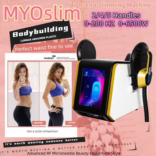 Myoslim Body Shaping Machine Is A Beauty Device For Weight Loss Body Shaping Muscle Building And Fat Burning