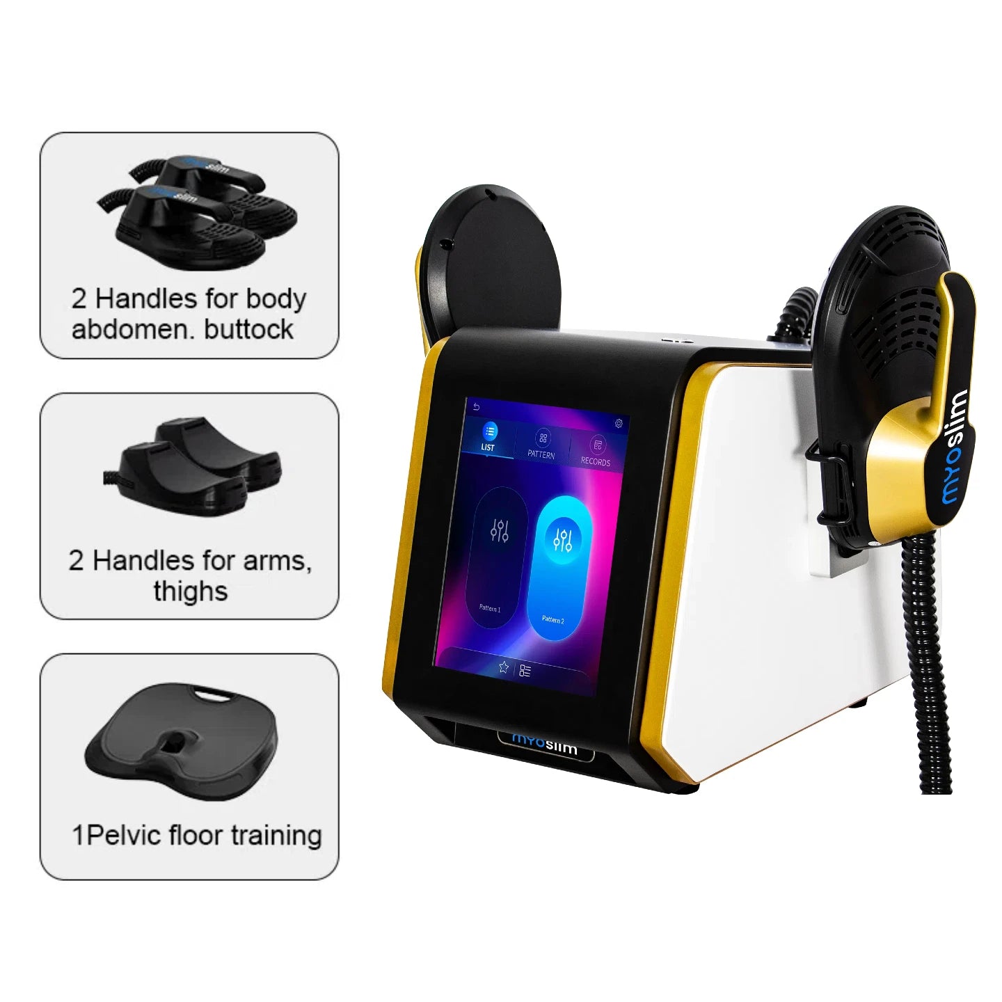 Myoslim Body Shaping Machine Is A Beauty Device For Weight Loss Body Shaping Muscle Building And Fat Burning