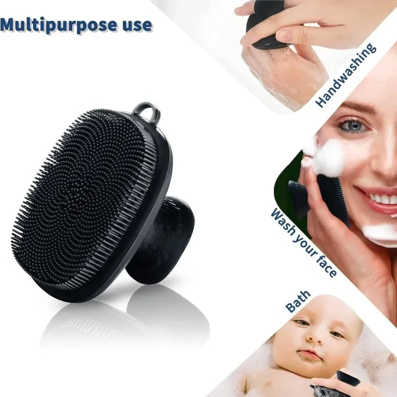 1Pc Soft Silicone Face Scrubber for Men and Women Facial Cleansing Brush Face Wash Brush Manual Cleansing Skin Care Face Brushes