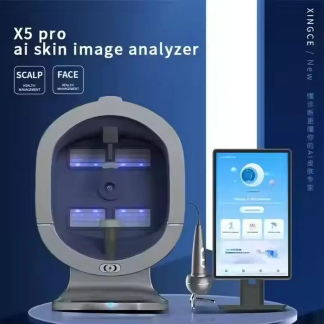 2025 Professional 3D Facial S5 Camera Scanner UV Skin and Hair Analysis Measuring Machine Digital Facial Scanner Skin Analyzer