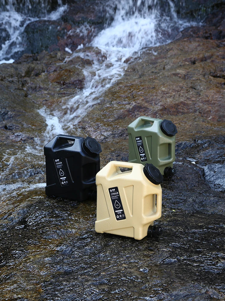 12L Camping Water Container Large Capacity No Leakage BPA Free Camping Water Tank for Camping Hiking