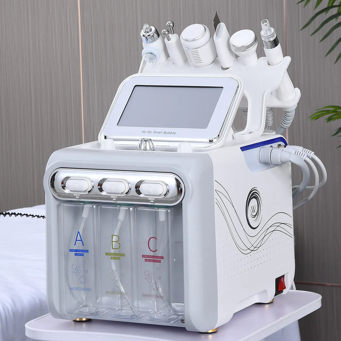 6 IN 1 Hydro Facial  Machine Skincare Face Care Cleaning Hydra Beauty