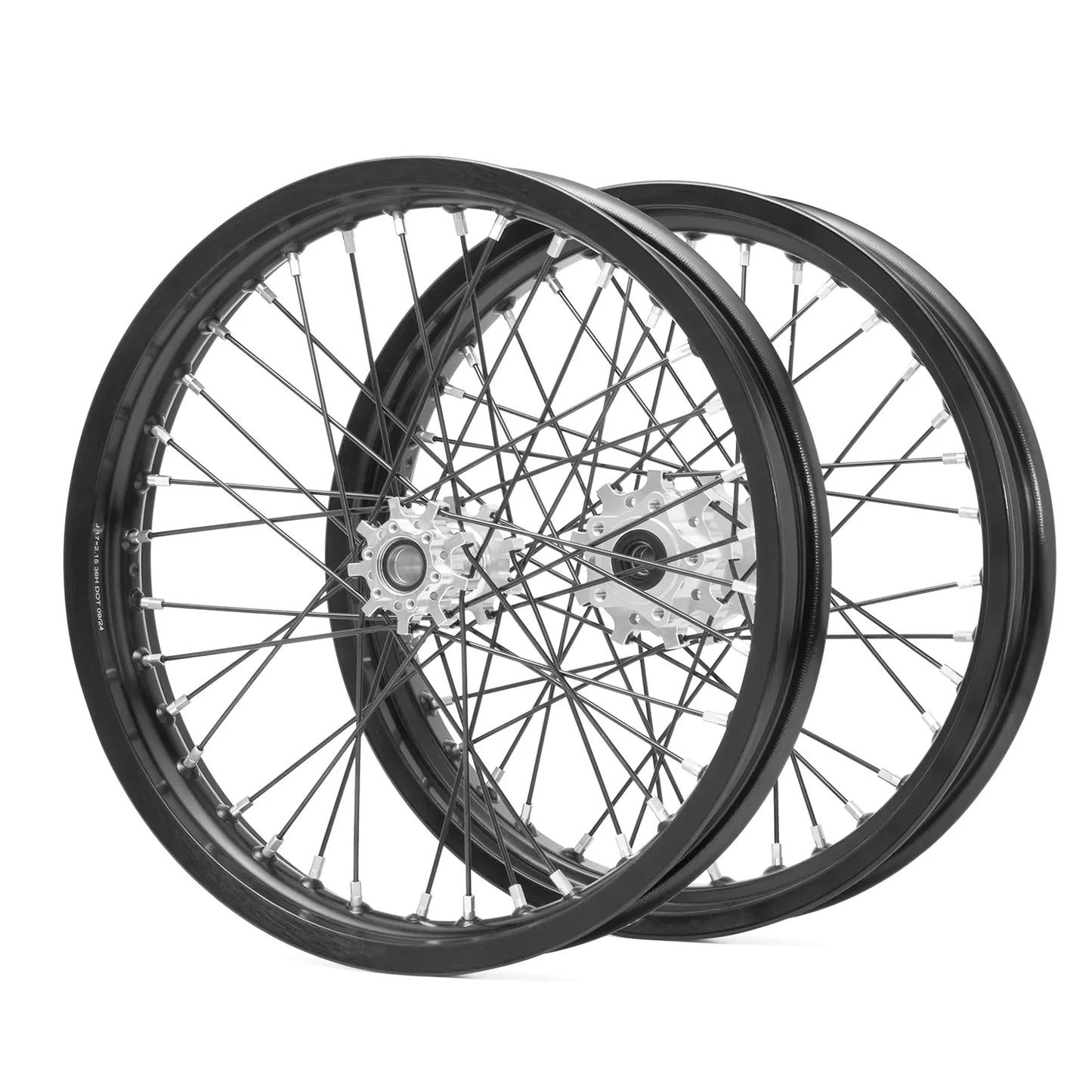 Super Electric Dirt Bike 17" Supermoto Wheel Set for Segway/x160/x260 /SUR LBX Light Bee Lightweight Aluminum Wheelset LBX Rims