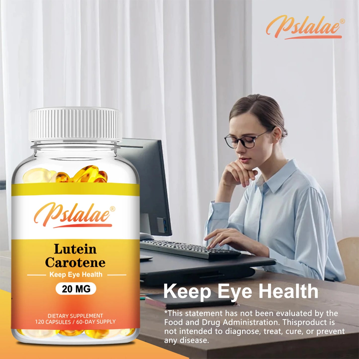 Lutein - with Zeaxanthin -  Rapid Vision Recovery, Myopia Support, Promote Eye Health - 120 Capsules