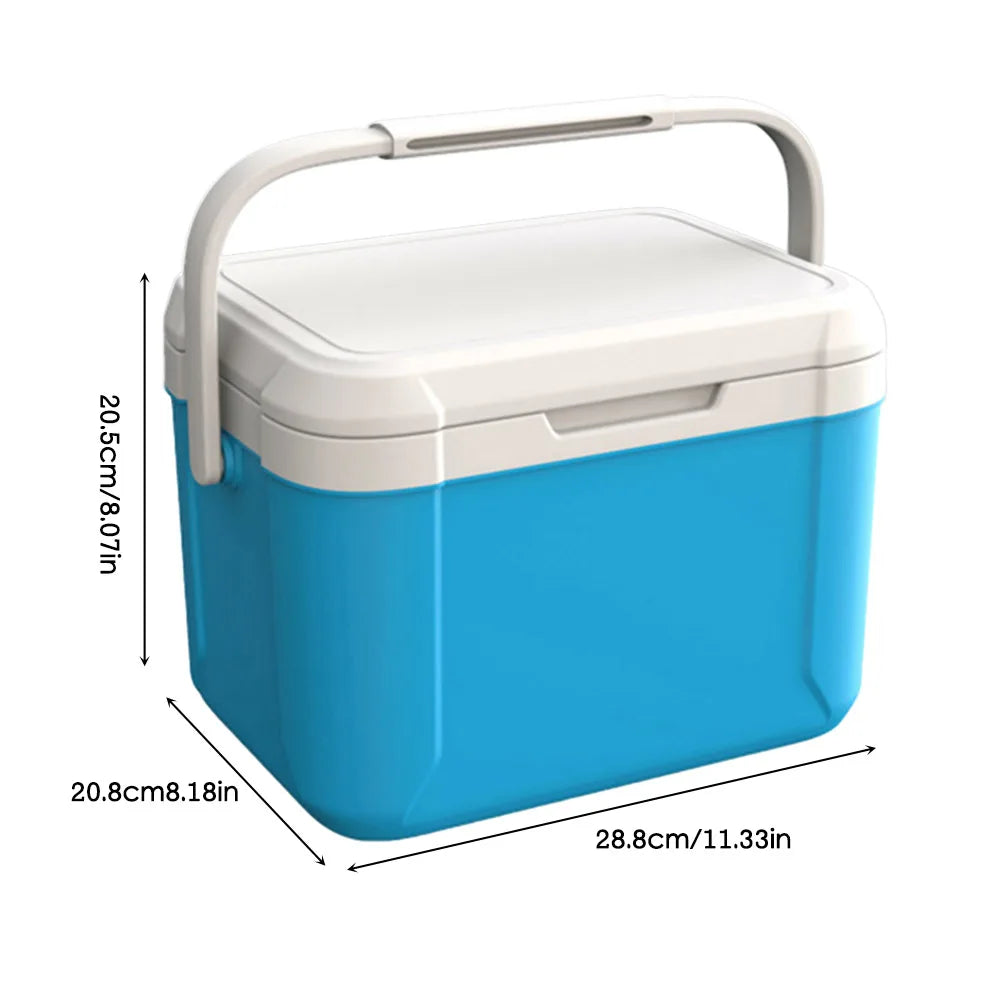 5/4.5L Camping Car Refrigerator with Handle Mini Freezer Fridge Heat Preservation Food Storage Cooler Box for Camping Tailgating