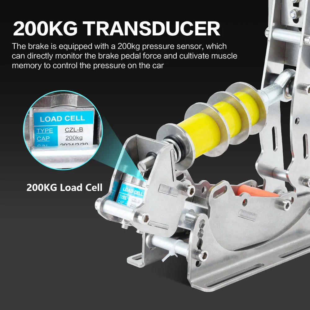 SimJack Ultimate Sim Racing Load Cell Hydraulic Pedals