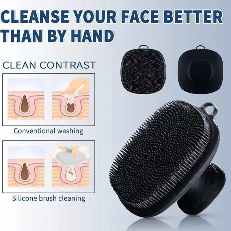 1Pc Soft Silicone Face Scrubber for Men and Women Facial Cleansing Brush Face Wash Brush Manual Cleansing Skin Care Face Brushes