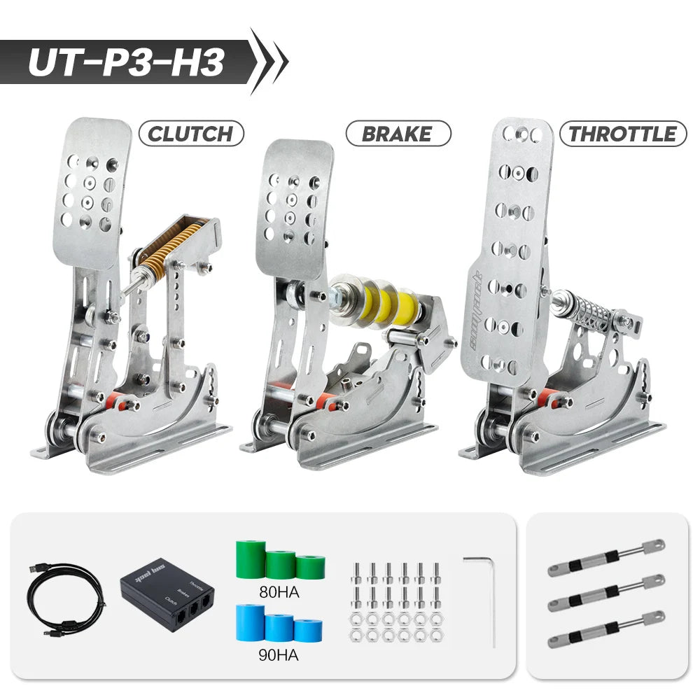 SimJack Ultimate Sim Racing Load Cell Hydraulic Pedals