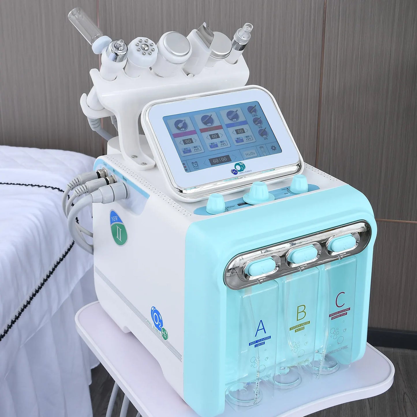 The New 6 In 1   Skin Care Cleansing Hydro Facial beauty Machine