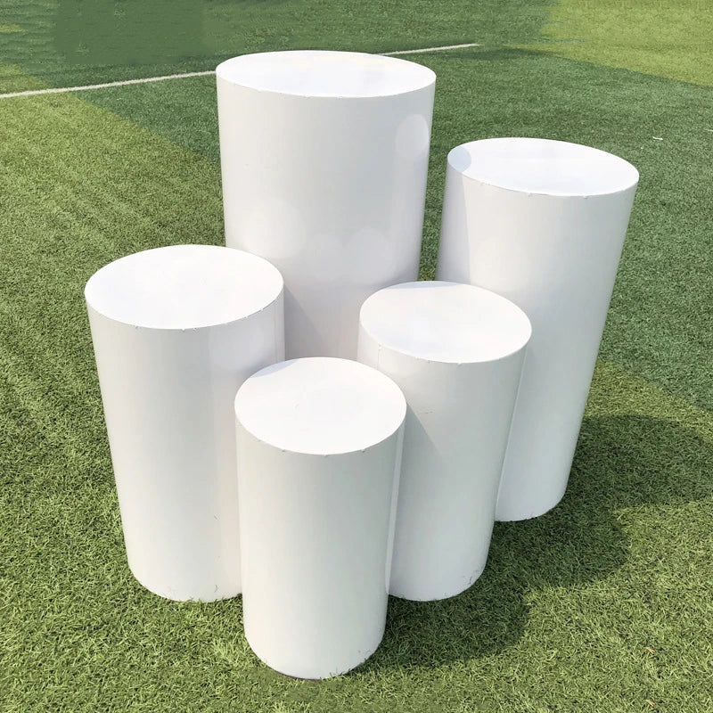 CN Zhejiang Round Cylinder Pedestal Display Stands Wedding