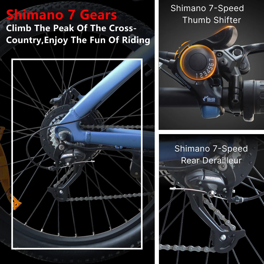 HX Q5 Ebikes 2000W Adults Electric Bike Bicycle 2000W 48V 20AH 27.5 Inch Off-Road Tire Electric E Bikes Mountain Ebike