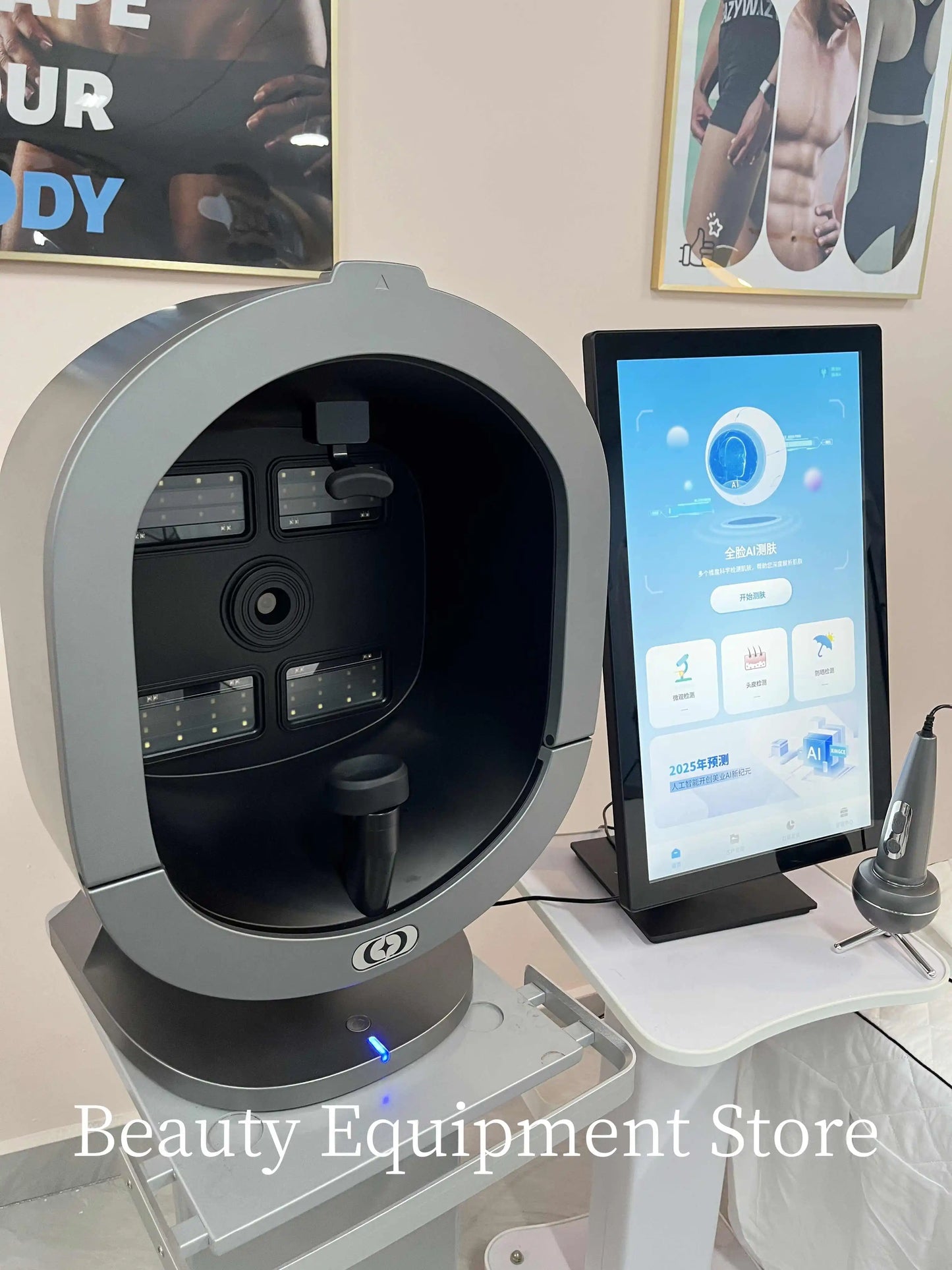 3D Facial Camera Scanner UV Skin Hair Analysis Measuring Machine Digital Facial Scanner  Skin Image Analyzer Equipment