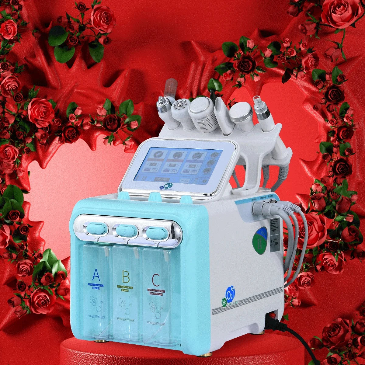 The New 6 In 1   Skin Care Cleansing Hydro Facial beauty Machine