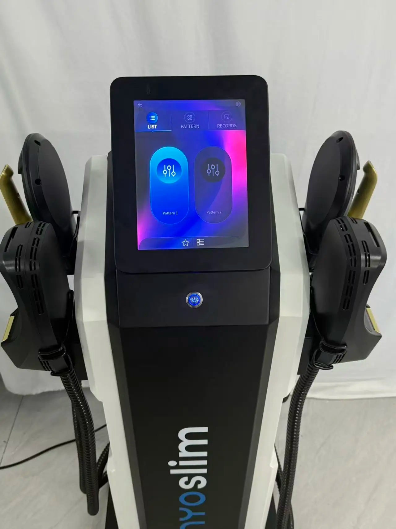 Myoslim EMS Body Shaper Radio Frequency Shaping Muscle Stimulation Fat Burning 6500W Slimming and Weight Loss Equipment