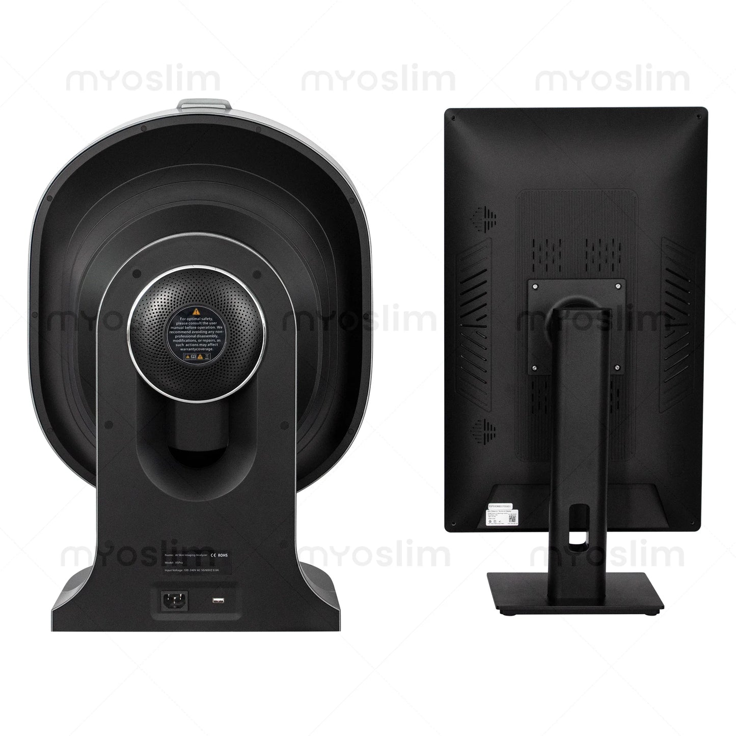 3D Facial Skin Analyzer Machine 15.6/21.5 Inch AI 8 Light Spectrum Skin Care Scanner Hair Analysis for Business Beauty Care