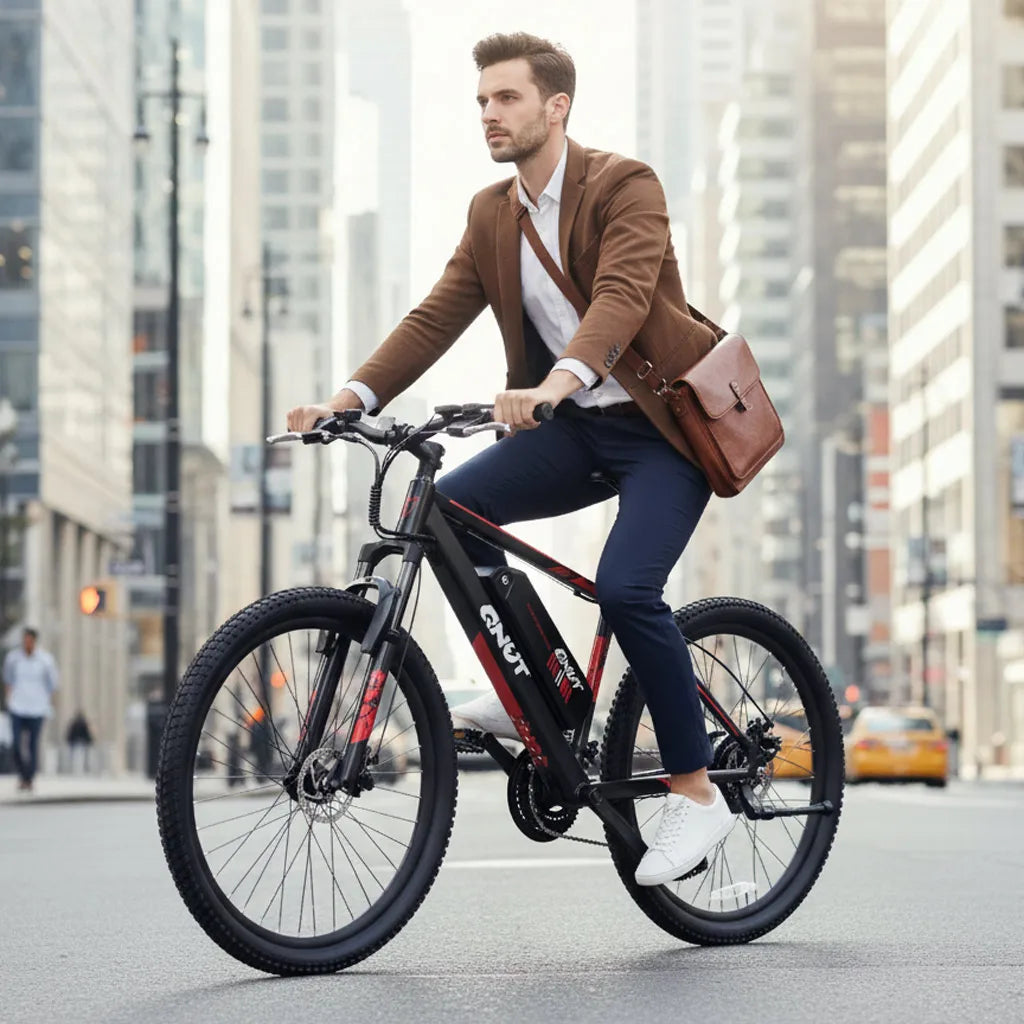 QNUT Victor3.0 Mountain electric Bicycle 1000W 36V 10.4AH 26" Tire All-Terrain E-Bike Urban off-road Commuter Adult E-bike