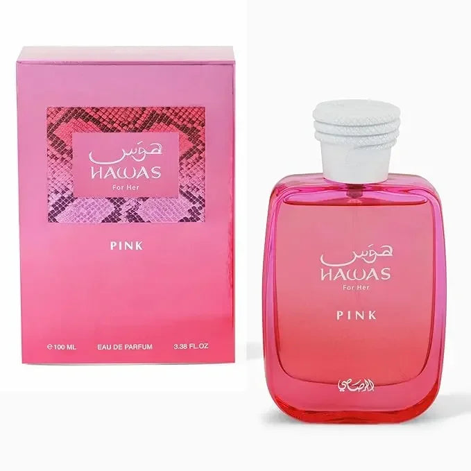 100ML RASASI Hawas Pink Pheromone Fragrance Arabian Women's Perfume Pheromone Birthday Present Cologne Man Attract Opposite Sex