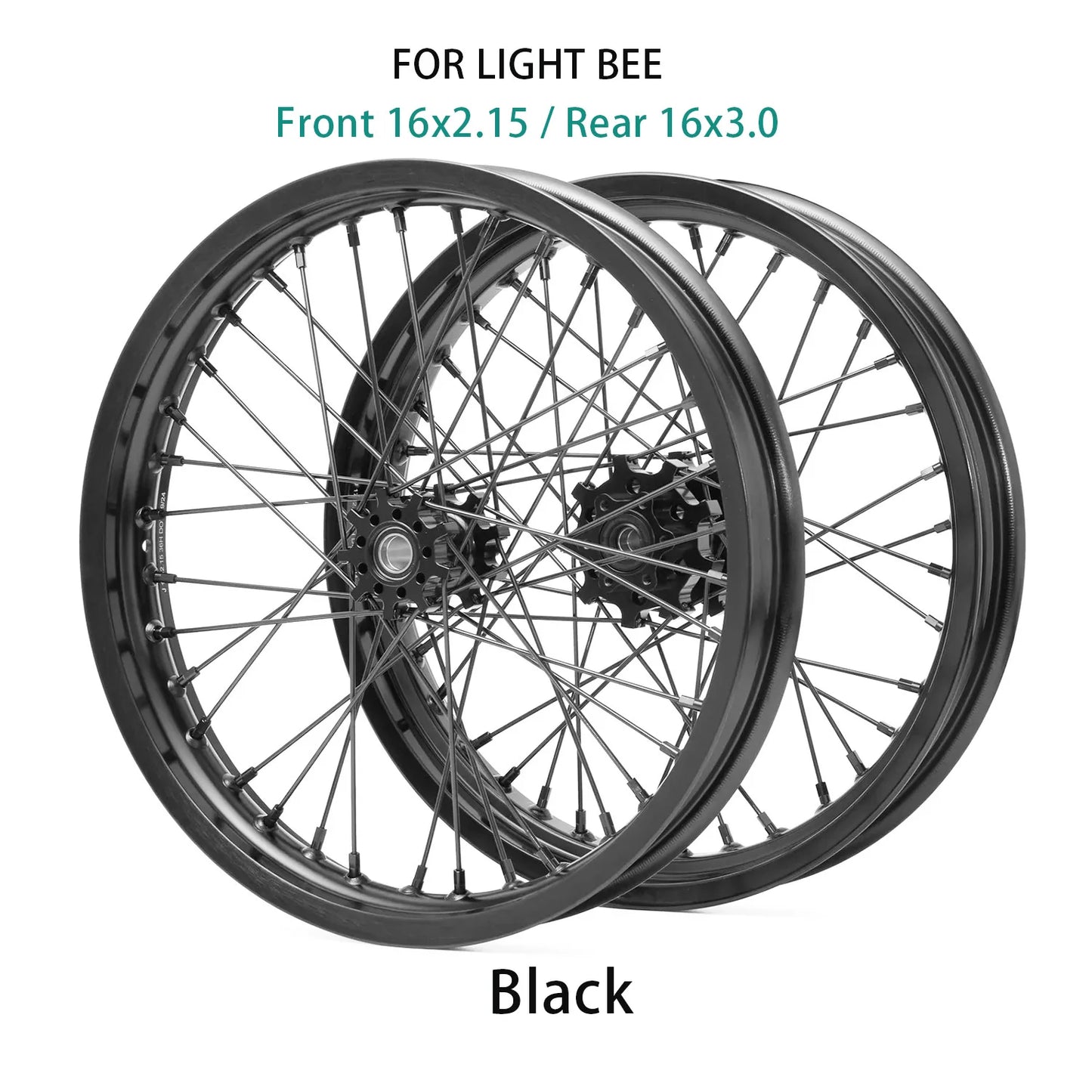 Super Electric Dirt Bike 17" Supermoto Wheel Set for Segway/x160/x260 /SUR LBX Light Bee Lightweight Aluminum Wheelset LBX Rims