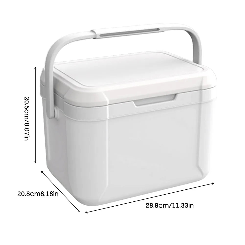 5/4.5L Camping Car Refrigerator with Handle Mini Freezer Fridge Heat Preservation Food Storage Cooler Box for Camping Tailgating