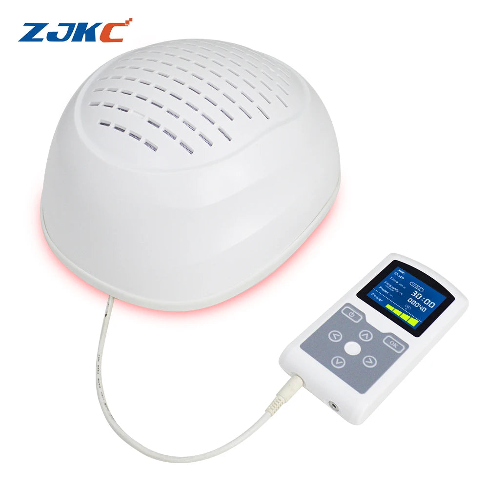 ZJKC Infrared Light Helmet 1070nm Dementia Therapy Gadgets for Stroke Victims Boost The Brain Activities Enhance Cognition