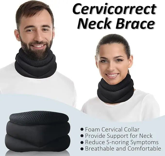 Anti-snoring Neck Brace Foam Shoulder and Neck Sleeve for Neck Pain Relief and Shoulder Relaxation 3D Neck Support