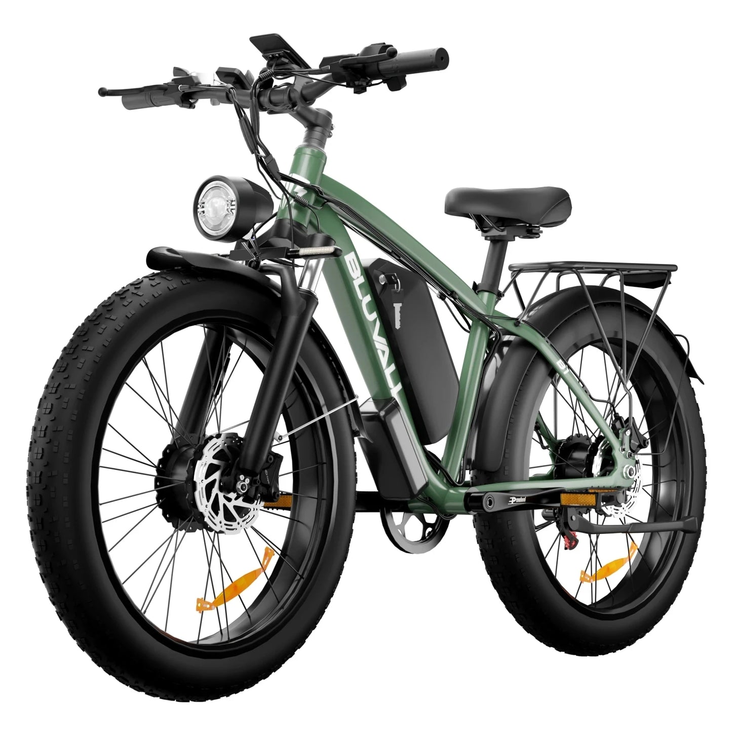 Moobelo M1 48V 2000W Dual Motor E-Bike 26" Fat Tires Front Suspension | CE Certified Ideal for US Snow/Beach/Urban Riding EBike