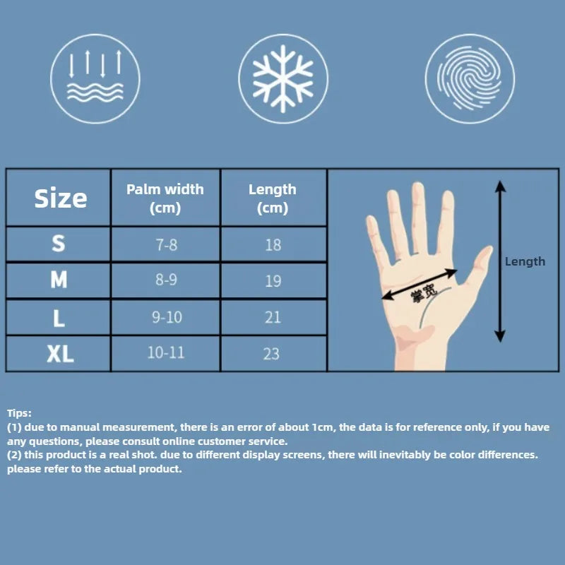 Warm Winter Gloves Polar Fleece Thermal Insulated Cold Weather Gloves Touch Screen for Men Women Running Hiking Skiing Outdoor