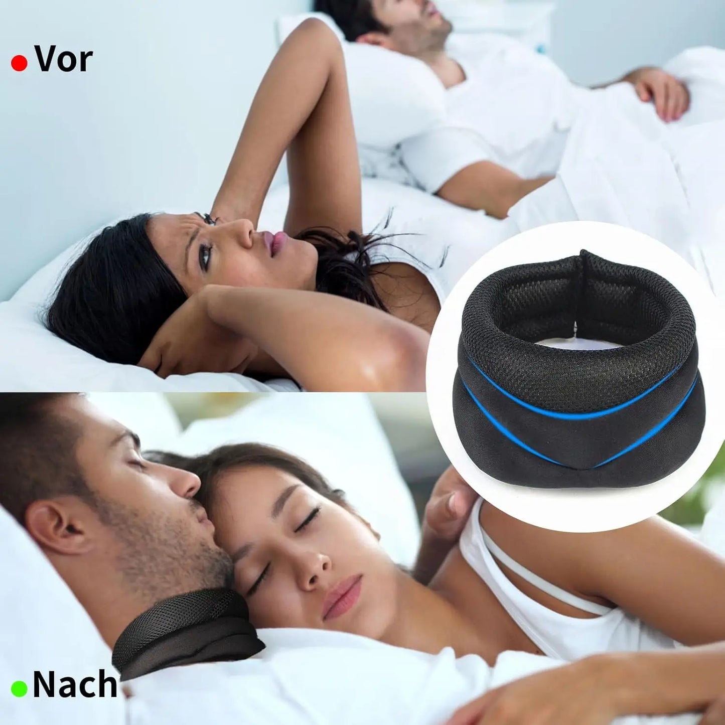 Anti-snoring Neck Brace Foam Shoulder and Neck Sleeve for Neck Pain Relief and Shoulder Relaxation 3D Neck Support