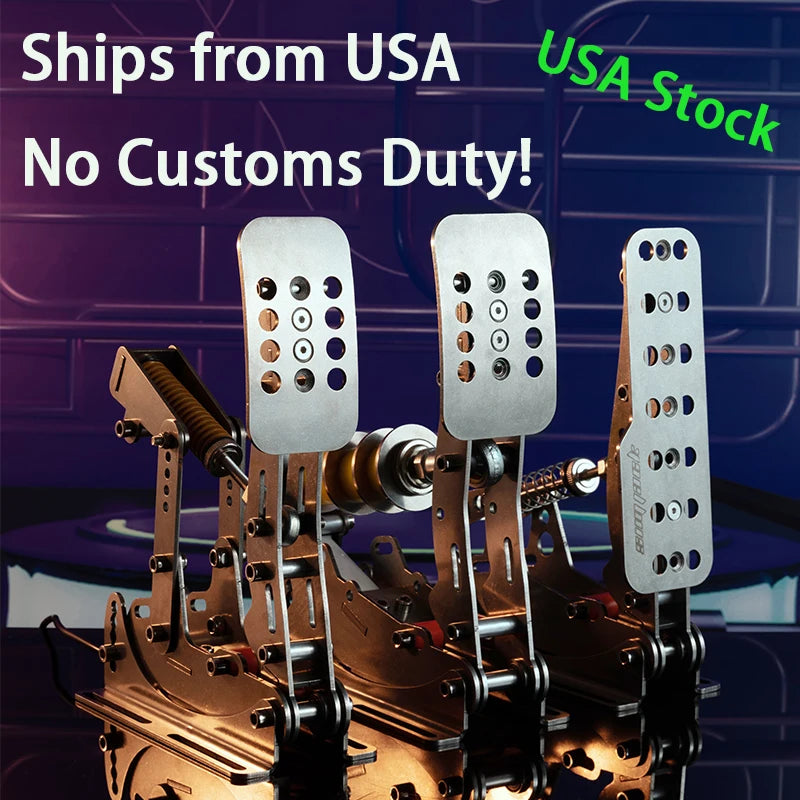 SimJack Ultimate Sim Racing Load Cell Hydraulic Pedals