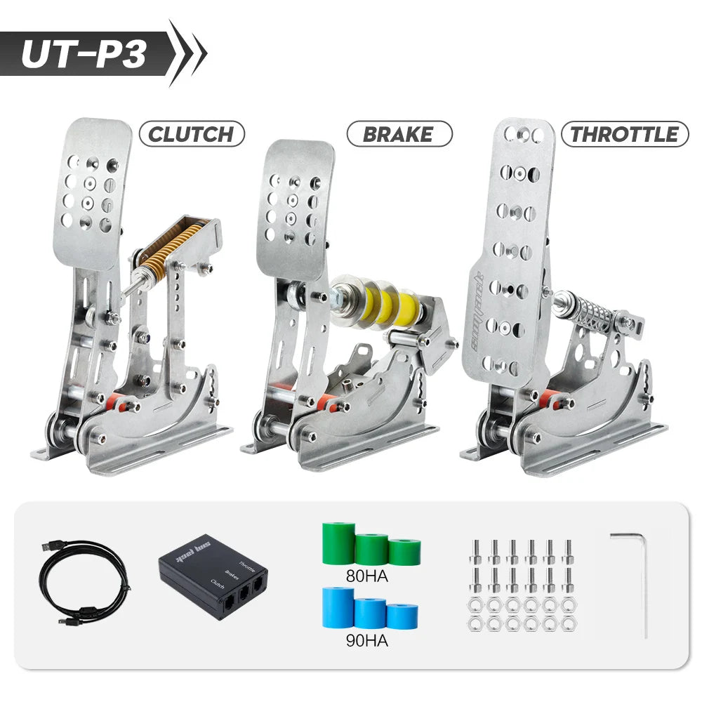 SimJack Ultimate Sim Racing Load Cell Hydraulic Pedals