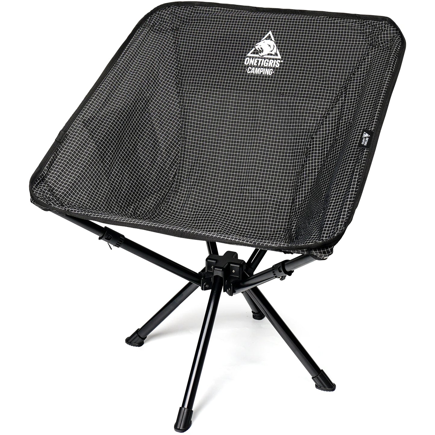 Onetigris Camping Chair Folding Chairs with Side Pocket Portable Beach Chair Travel Hiking Backpacking Fishing Camping Supplies