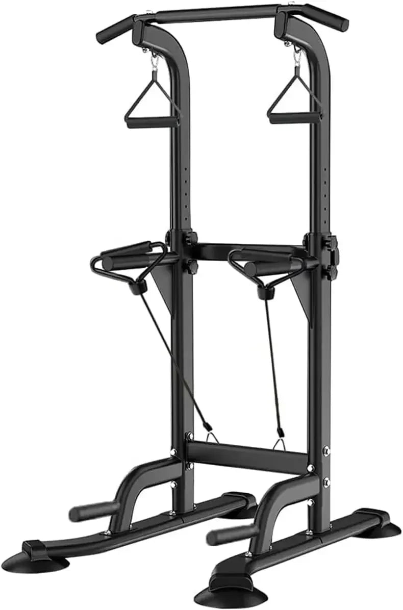 XMSJ Power Tower Pull Up Dip Station Multi Function Home Gym